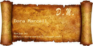 Dora Marcell névjegykártya