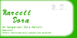 marcell dora business card